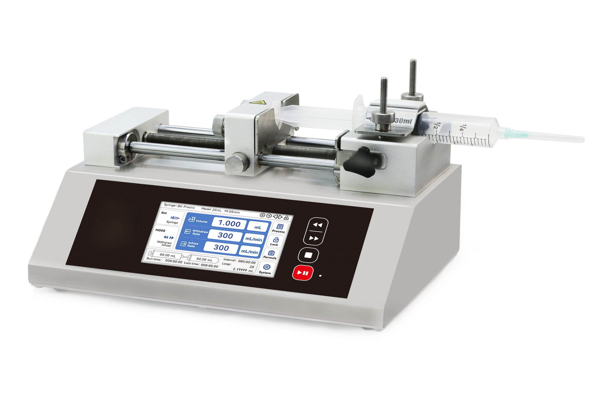 Lab Injection Pump Home › LAB-01 Laboratory Single Syringe Pump